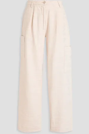 Missoni Cotton-jacquard cargo pants - White