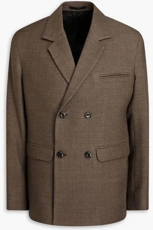 Nanushka Renan double-breasted wool-twill blazer
