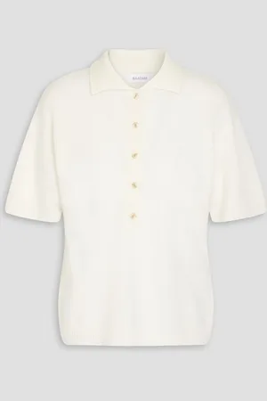 NAADAM Cashmere polo sweater - White