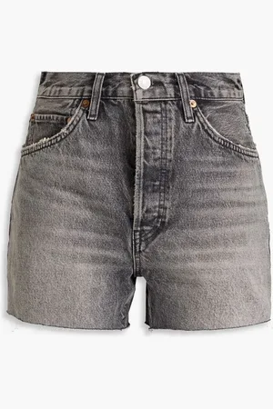 RE/DONE 50s distressed denim shorts