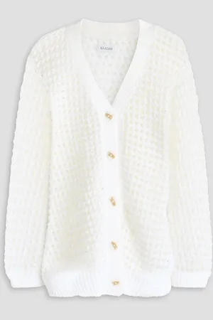 NAADAM Pointelle-knit cotton cardigan