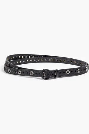 Sandro Embellished leather belt