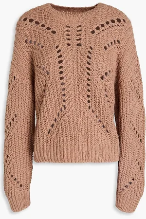 NAADAM Pointelle-knit cotton sweater - Neutral