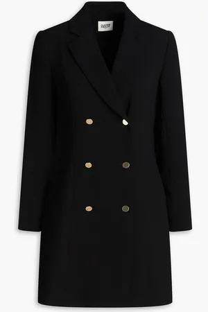 Claudie Pierlot Crepe mini tuxedo dress