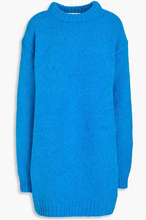 tibi Alpaca-blend sweater - Blue