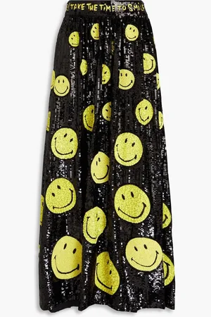 ALICE+OLIVIA Alice Olivia - Tina embellished shell maxi skirt
