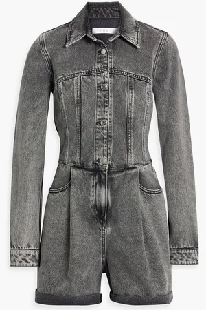 IRO Tilli denim playsuit