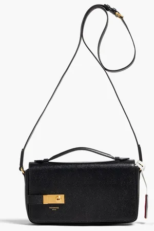 Thom Browne Pebbled-leather shoulder bag