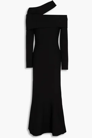 Safiyaa Cutout knitted midi dress