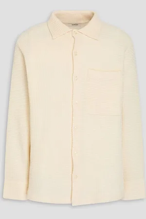 Sandro Waffle-knit shirt - White