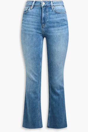 Paige Claudine high-rise flared pants - Blue