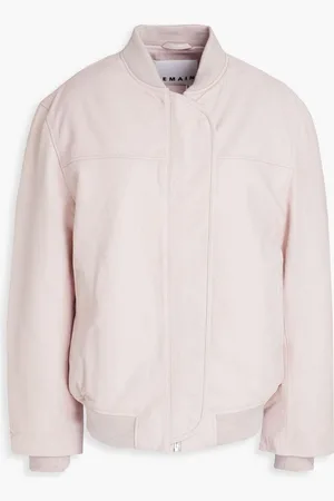REMAIN Birger Christensen Leather bomber jacket - Pink