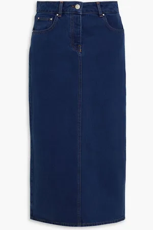 Claudie Pierlot Denim midi skirt - Blue
