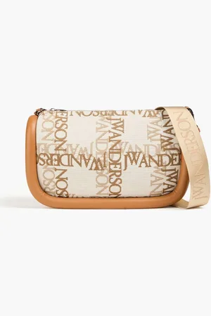 J.W.Anderson Bumper-17 leather-trimmed jacquard cross-body bag