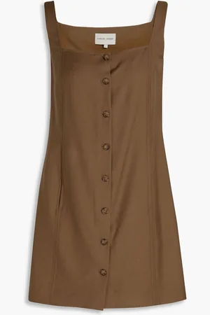 Loulou Studio Idon wool-twill mini dress