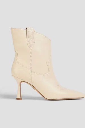 Sam Edelman Moe leather ankle boots - White
