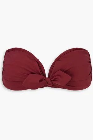 ZIMMERMANN Bow-detailed bandeau bikini top