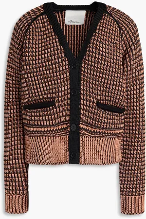 3.1 Phillip Lim Two-tone knitted cardigan - Brown
