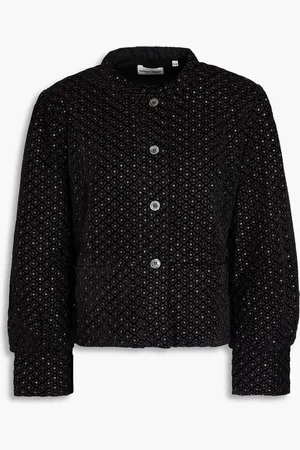 Antik Batik Talido embellished velvet blouse