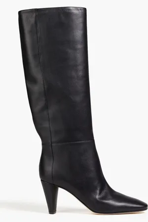 Sergio Rossi Leather knee boots