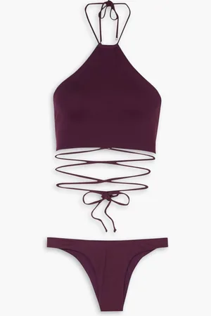 The Attico Tie-detailed bikini