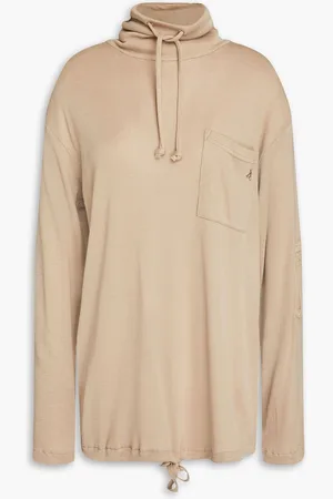 Acne Studios Ribbed Lyocell turtleneck top - Neutral