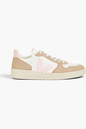 Veja V-10 leather sneakers - Neutral