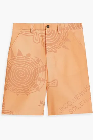 Jacquemus Tecido printed cotton shorts