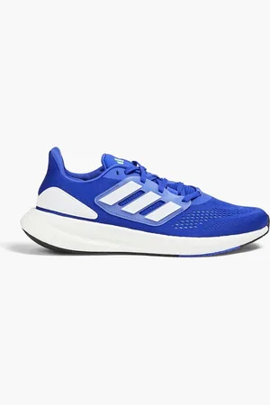 adidas Pureboost 22 J Road mesh, rubber and faux leather running sneakers - Blue