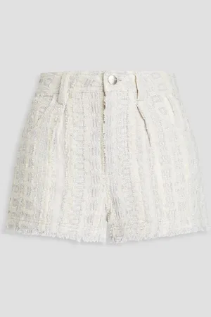 IRO Cotton-blend tweed shorts - Gray