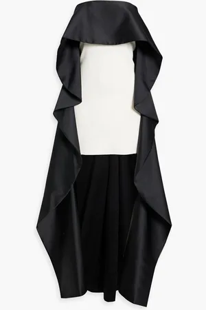 ALICE+OLIVIA Alice Olivia - Theda strapless two-tone satin maxi dress