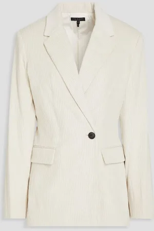 RAG&BONE Tessa corduroy blazer - White