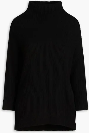 AUTUMN CASHMERE Ribbed cashmere turtleneck sweater
