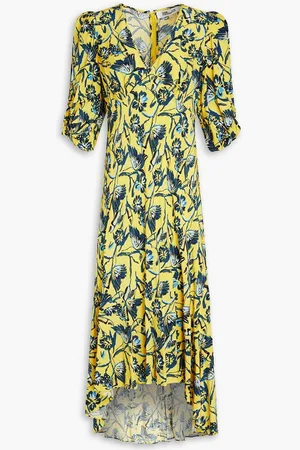Diane von Furstenberg Tati floral-print crepe de chine midi dress