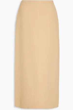 By Malene Birger Palomie wool-felt midi skirt - Neutral