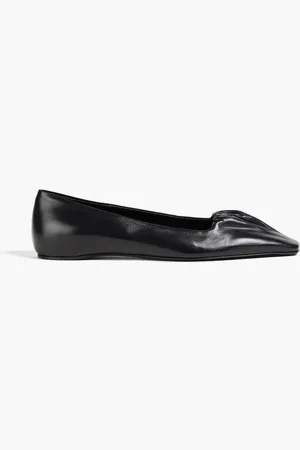 Totême Gathered leather ballet flats