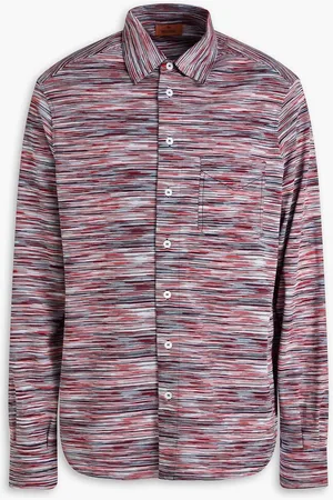 Missoni Space-dyed cotton-jersey shirt