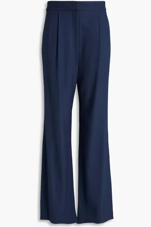 VERONICA BEARD Robinne woven wide-leg pants - Blue