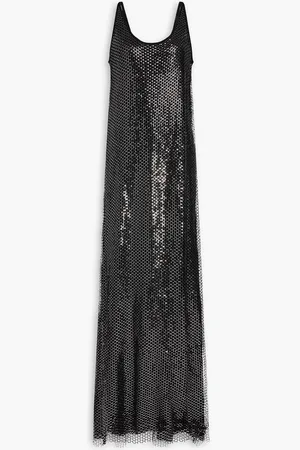 RAG&BONE Mercie layered sequined mesh maxi dress