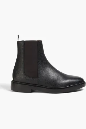 Thom Browne Pebbled-leather Chelsea boots