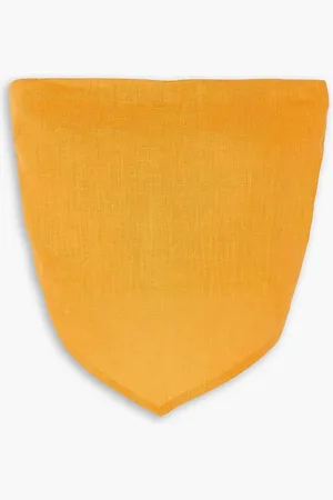 FAITHFULL THE BRAND La Loza strapless cropped linen top - Yellow
