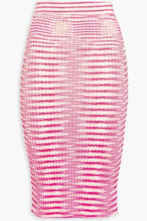 Missoni Space-dyed knitted skirt - Pink