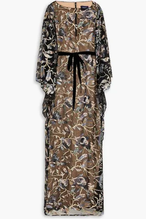 Marchesa Notte Embellished tulle gown
