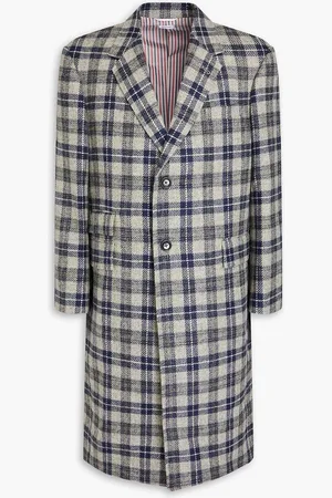 Thom Browne Checked wool-tweed coat