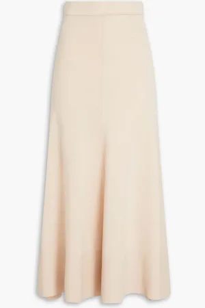 By Malene Birger Tessa TENCEL™ Lyocell-blend midi skirt - Neutral