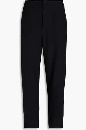 BITE Cropped crepe straight-leg pants