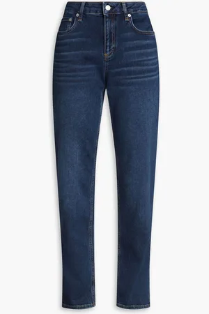 RAG&BONE Dre faded low-rise boyfriend jeans - Blue