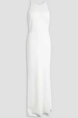 ALICE+OLIVIA Alice Olivia - Samia satin-crepe maxi dress - White