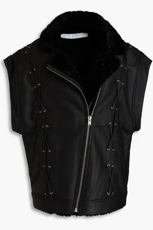 IRO Lace-up leather vest