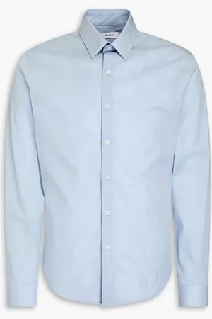 Sandro Cotton-blend poplin shirt - Blue